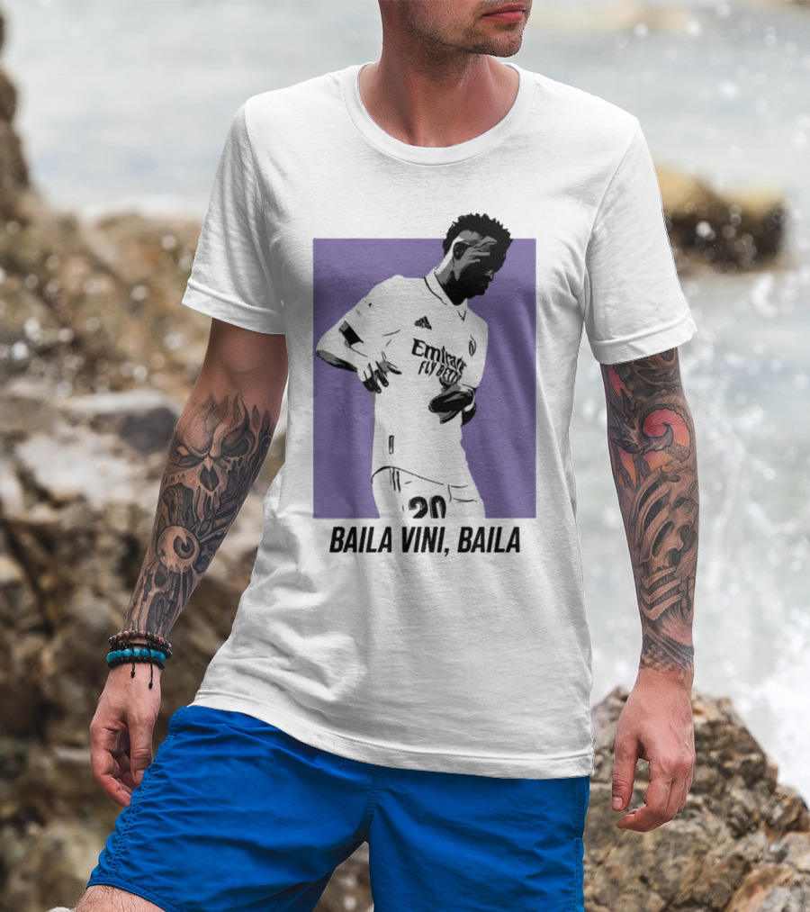 Club1863 Baila Vini Baila Real Madrid Football T-Shirt
