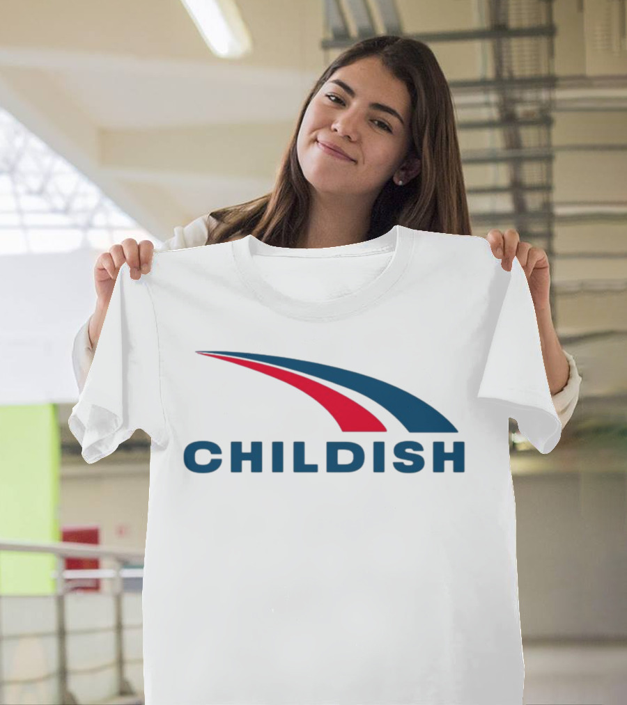 Childish Turbo Red Blue Twist T-Shirt
