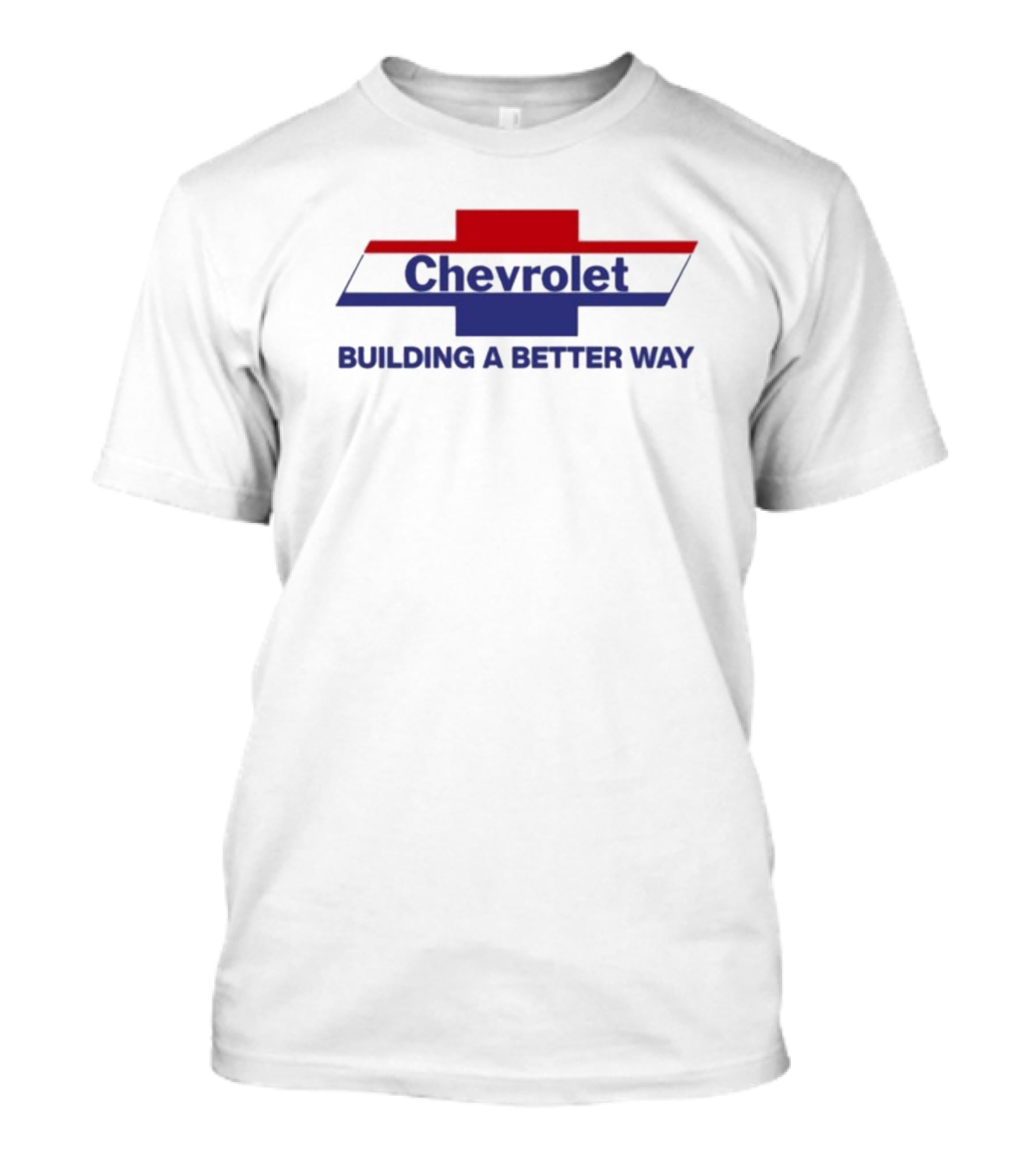 Chevrolet Building A Better Way Classic Bowtie Red White And Blue T-Shirt
