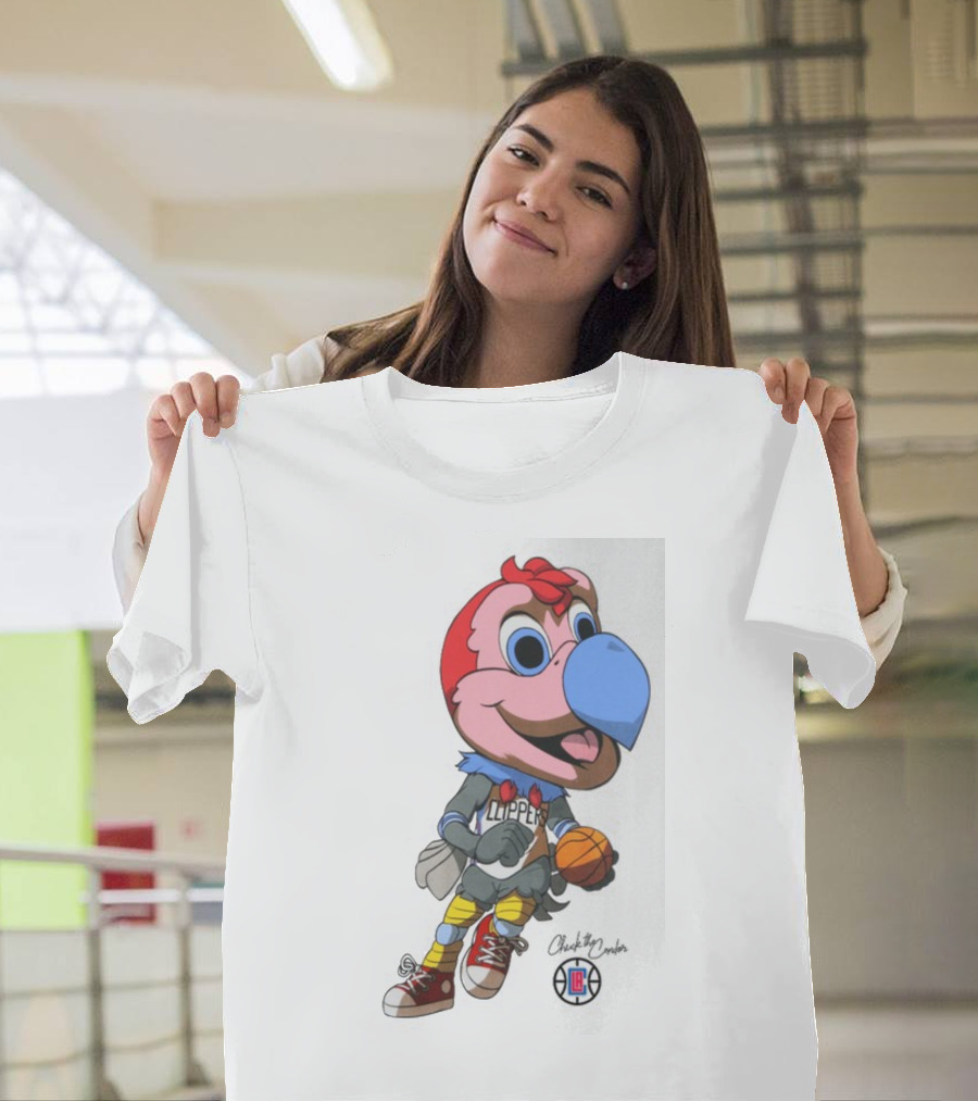 Chuck The Condor Los Angeles Clippers Basketball Mascot T-Shirt