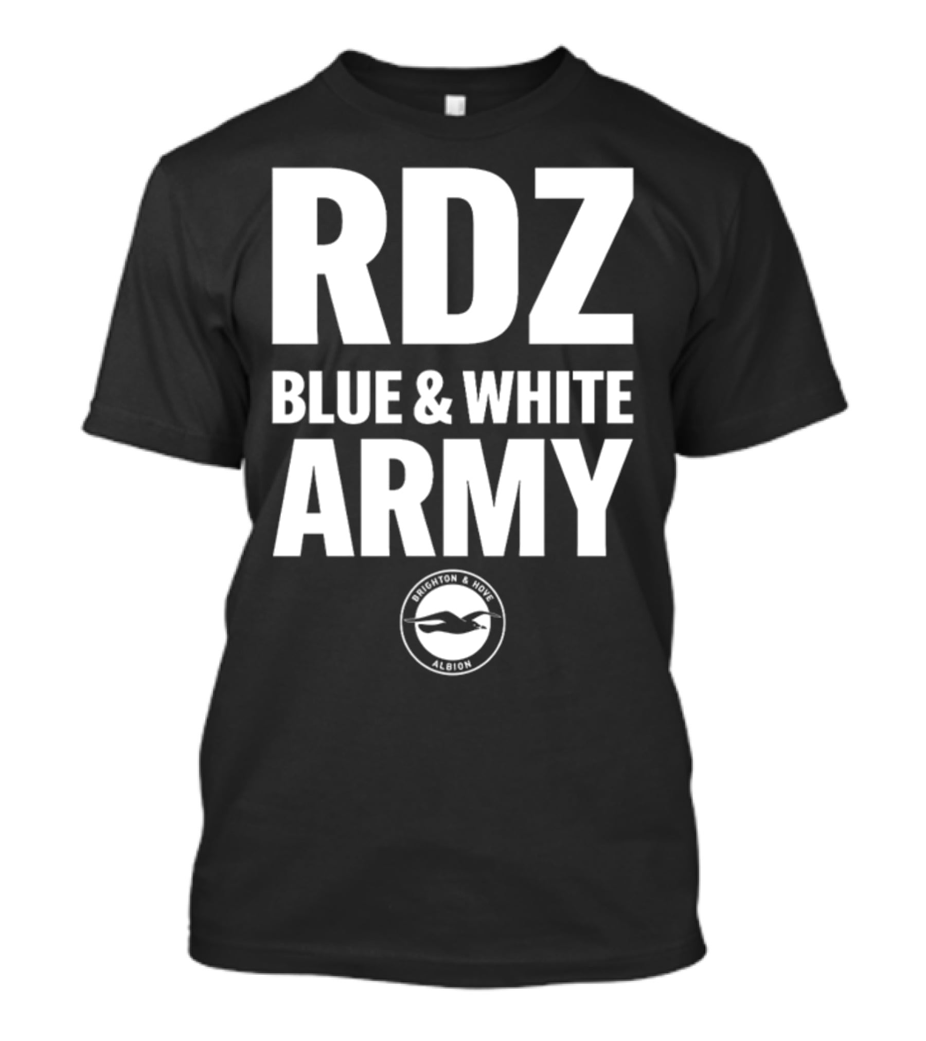 RDZ Blue And White Army Brighton And Hove Albion T-Shirt