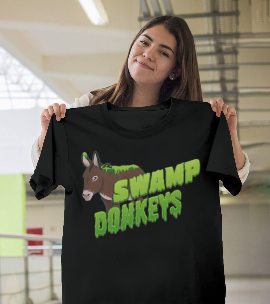 Jomboymedia Swamp Donkeys Blitzball 3 Dripping Green Donkey T-Shirt
