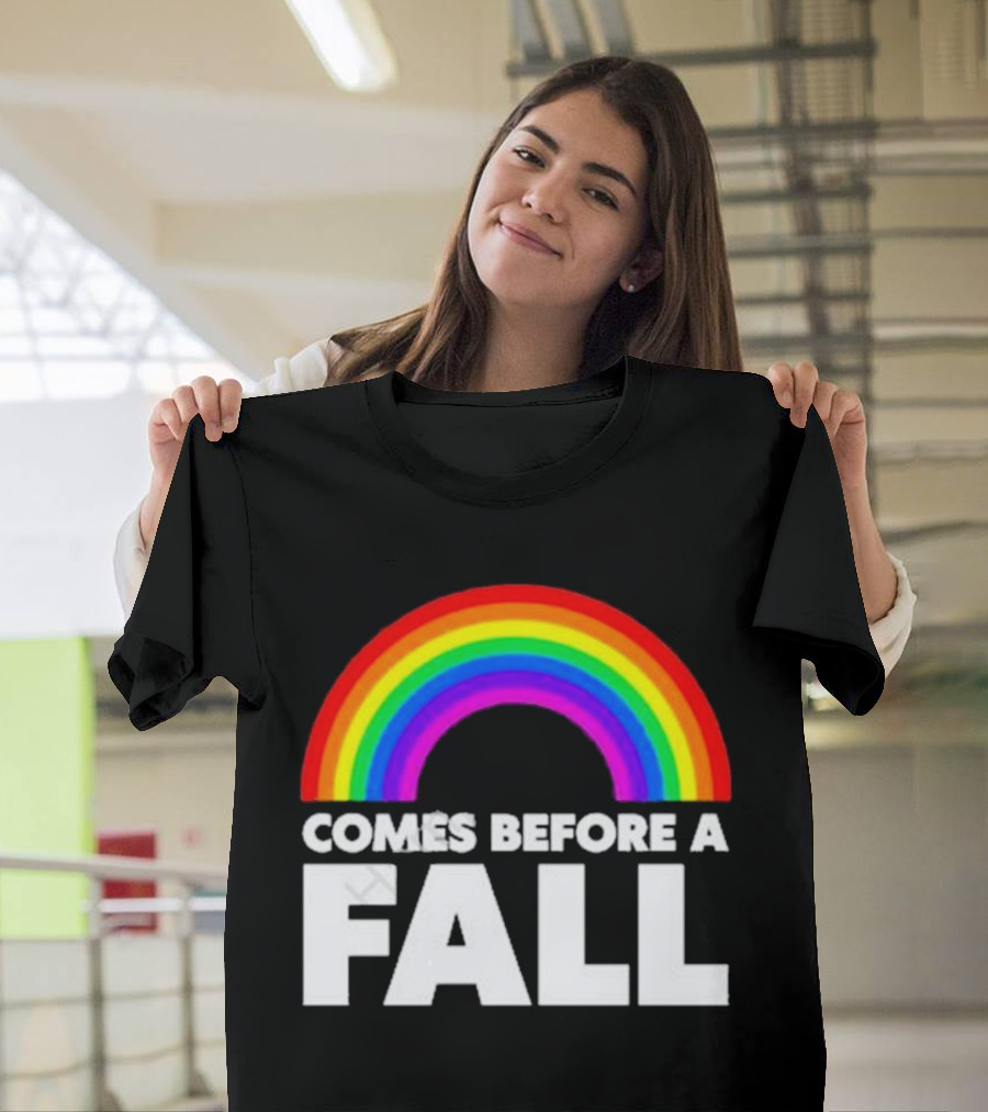 Laurence Fox Comes Before A Fall Rainbow T-Shirt