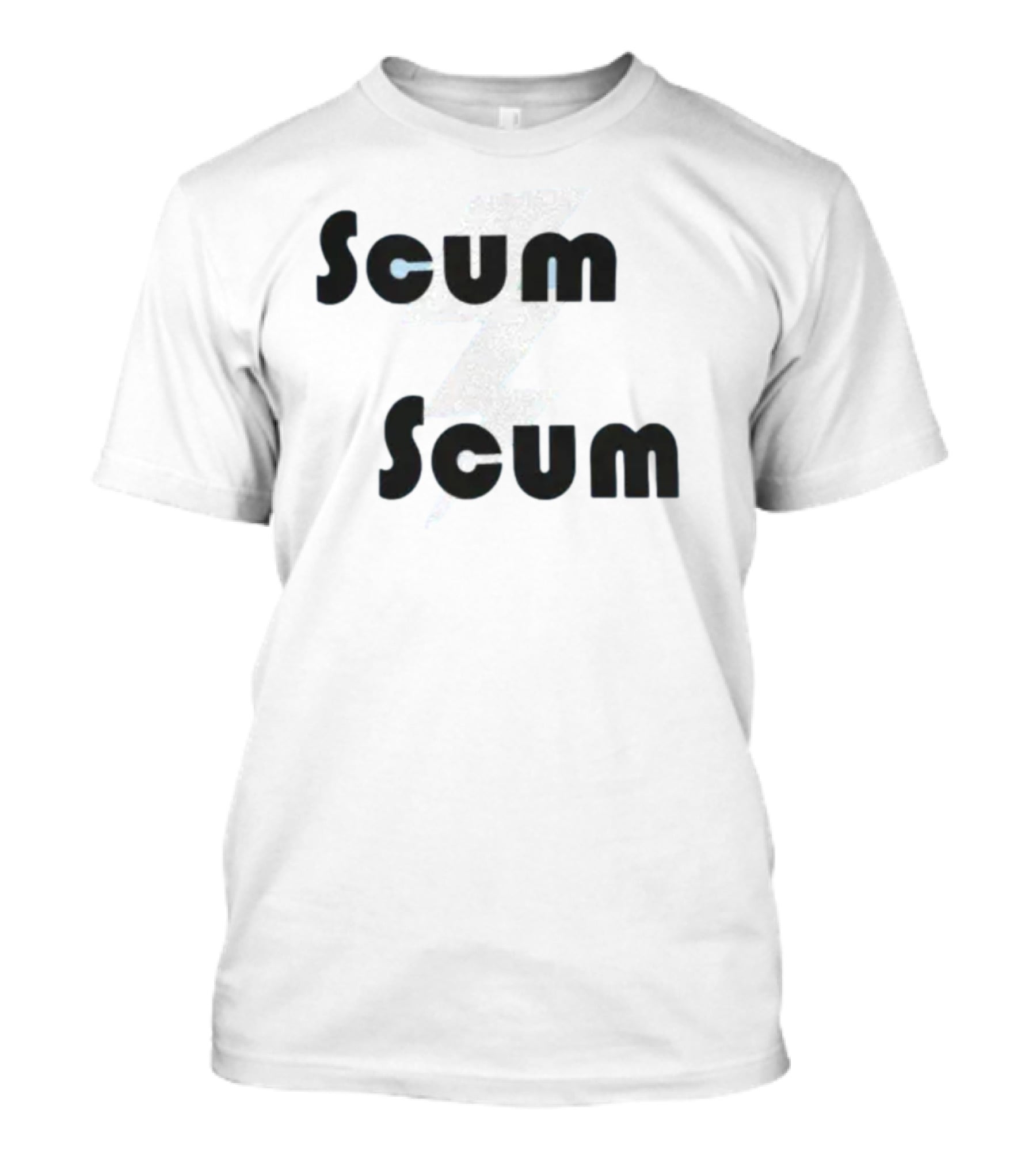 Scum Scum Lightning Bolt T-Shirt