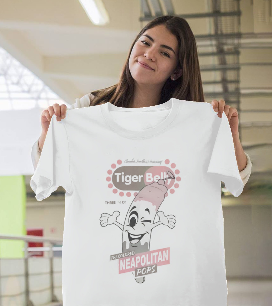 Lee's Creamy and Dreamy Tiger Belly Delicious Neapolitan Pops T-Shirt