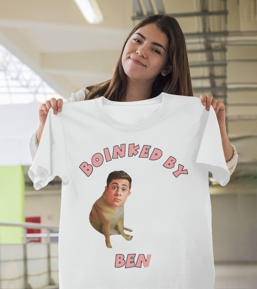 Boinked By Ben Dog Face Collage T-Shirt