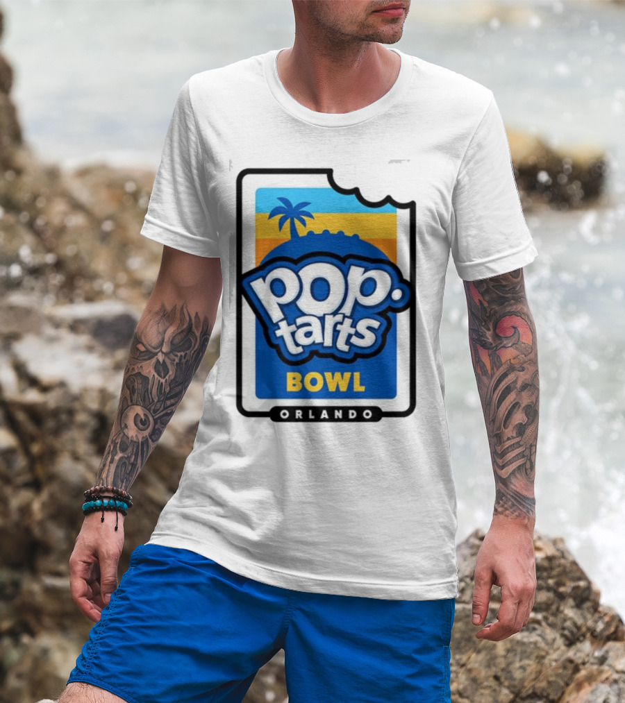 Pop Tarts Bowl Orlando Florida Palm Sunset T-Shirt