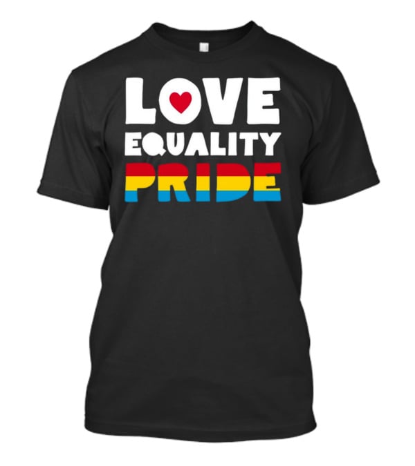 Belk Love Equality Pride Pansexual Flag Colors T-Shirt