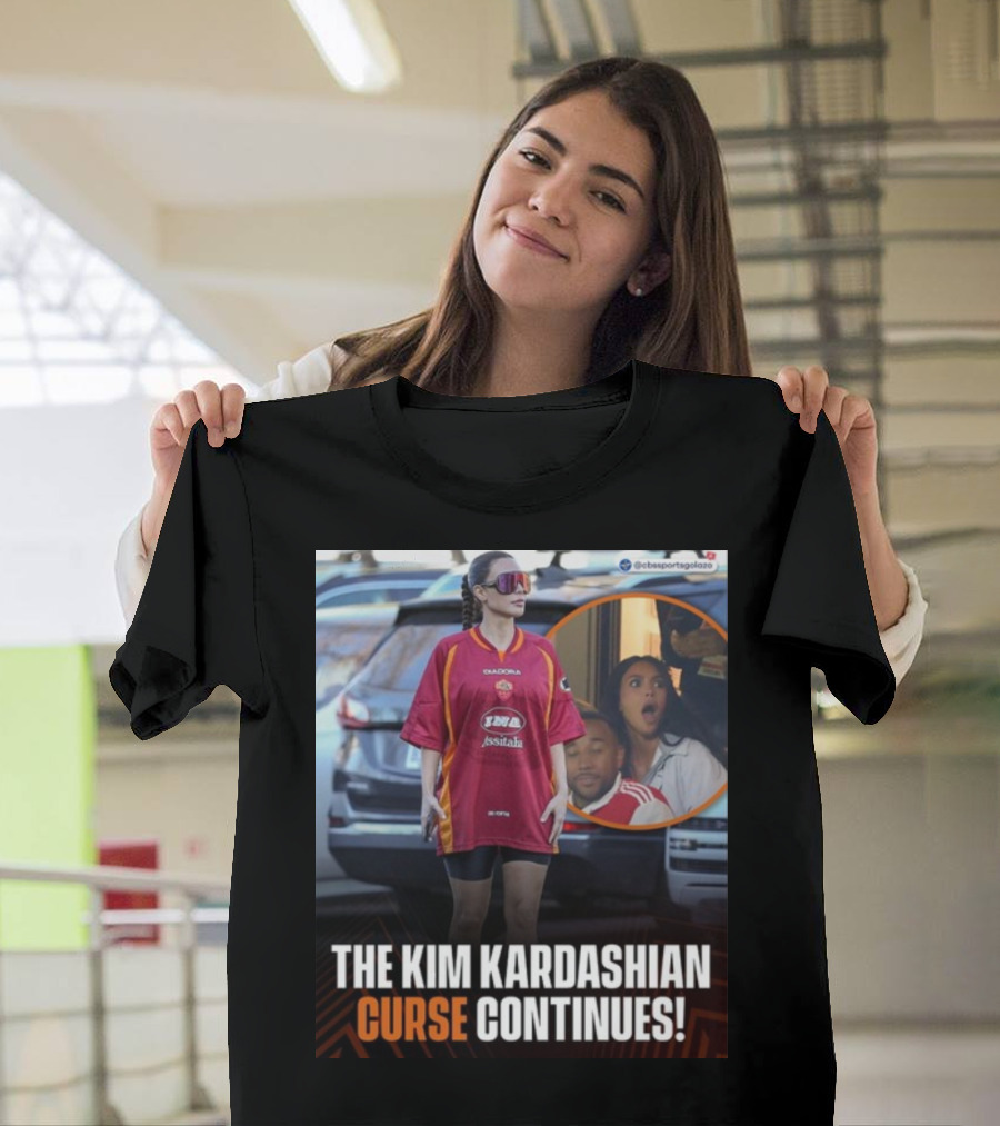The Kim Kardashian Curse Continues Sports Reaction Scene T-Shirt