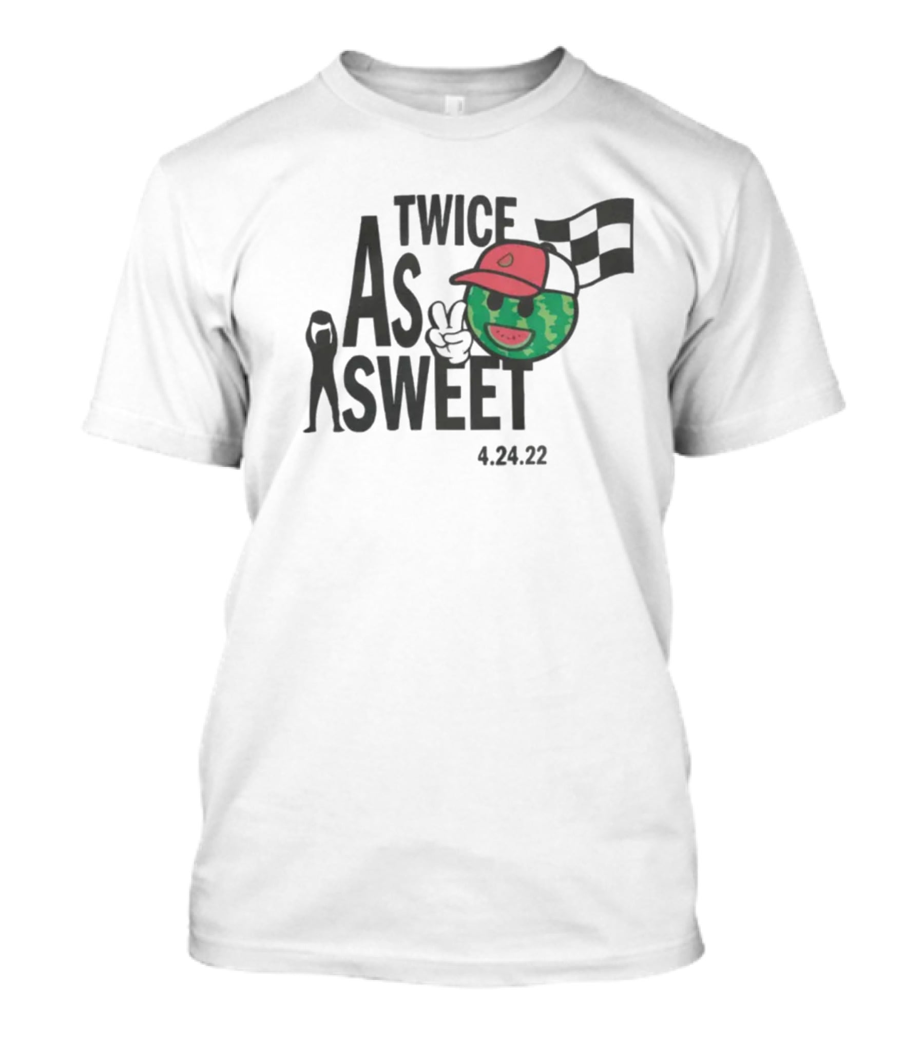 Melon Man Brand Store Ross Chastain Twice As Sweet 4.24.22 Racing Victory T-Shirt