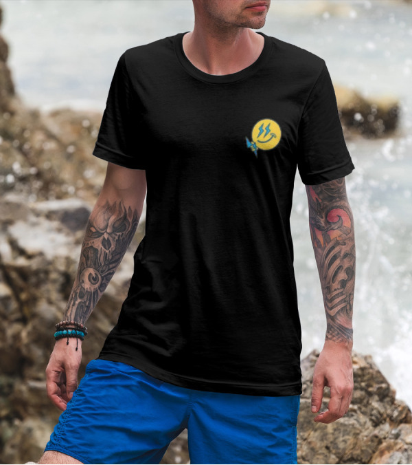 Ateez Thunder Lightning Bolt Smile T-Shirt