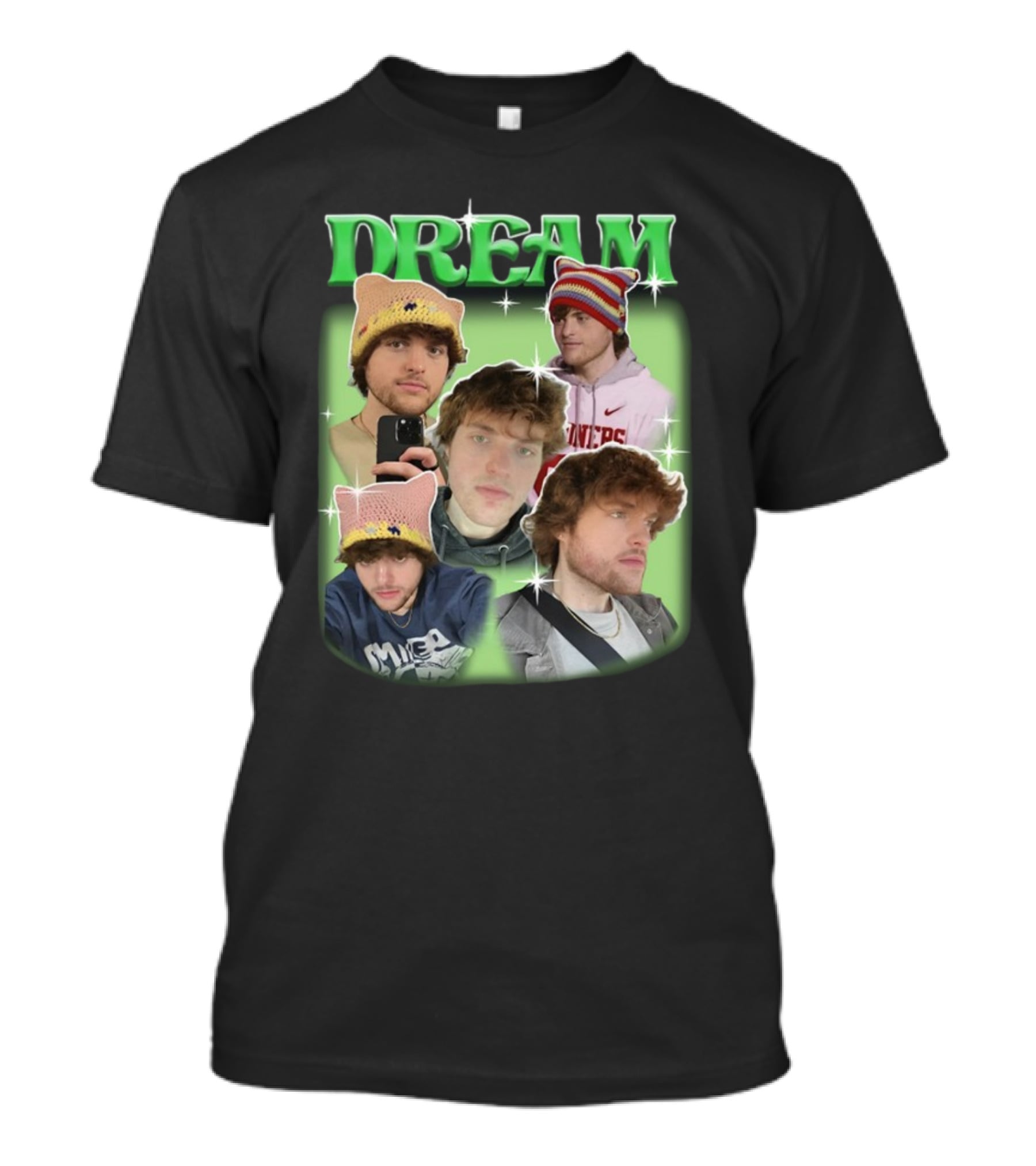 Dreamwastaken Devllishdrm Band Image Collage T-Shirt