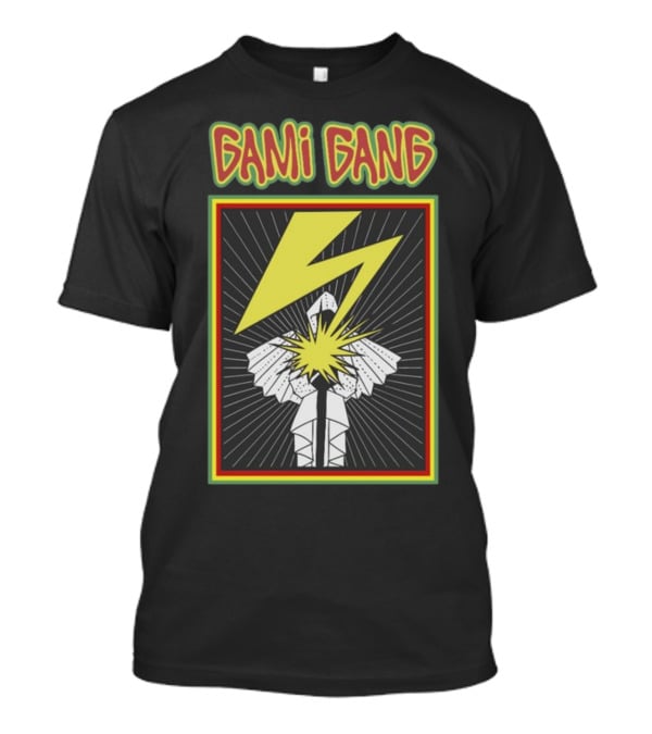 Gami Gang Origami Lightning Explosion Retro T-Shirt