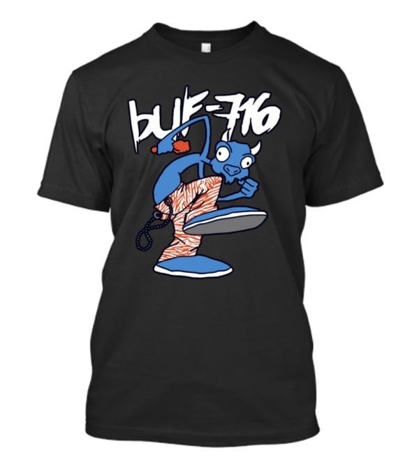 BUF 716 Martial Arts Buffalo Character T-Shirt