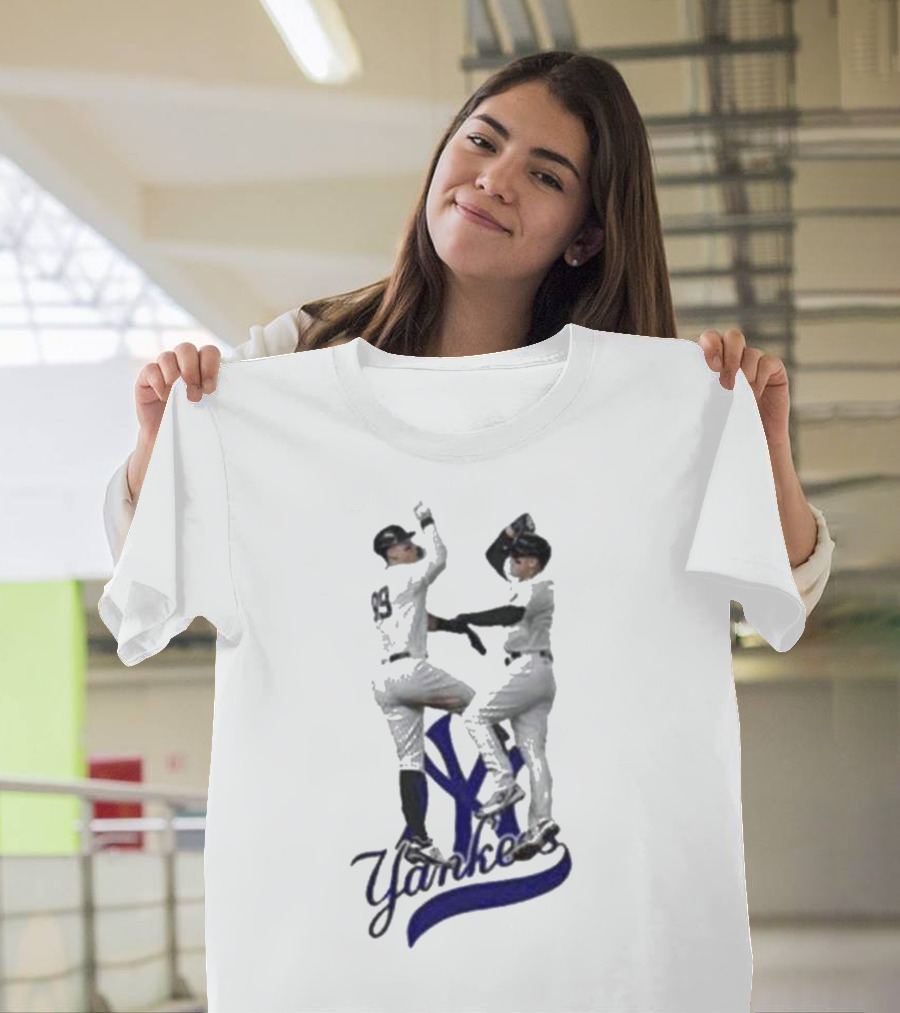 Yankees NY Baseball High-Five Iconic T-Shirt