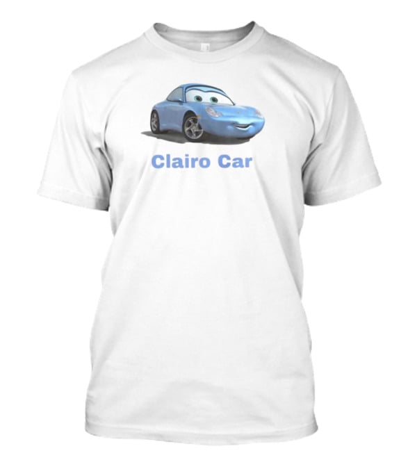 Clairo Car Pixar-Inspired Character Image T-Shirt