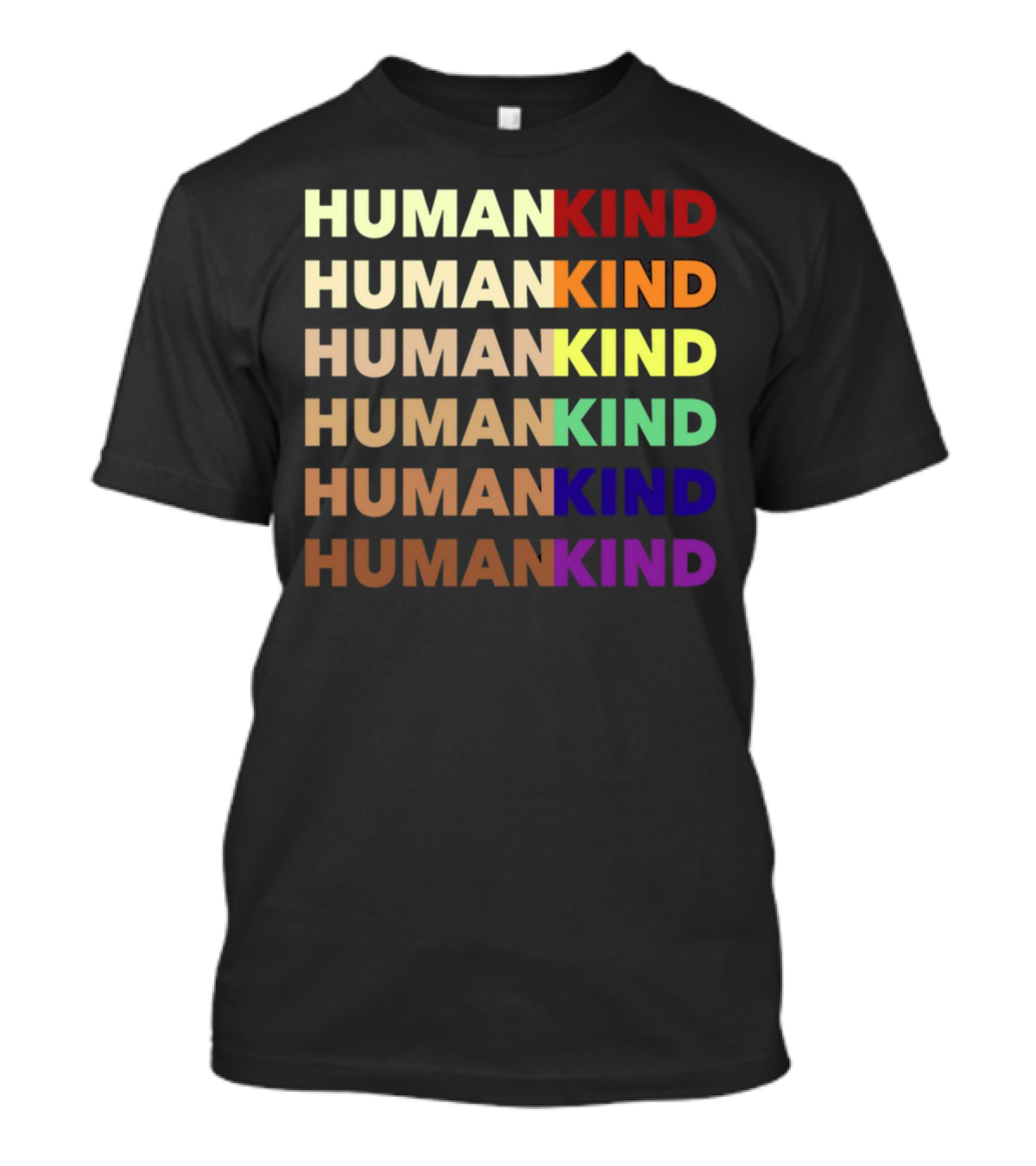 HUMANKIND Pride Rainbow Colors Diversity T-Shirt