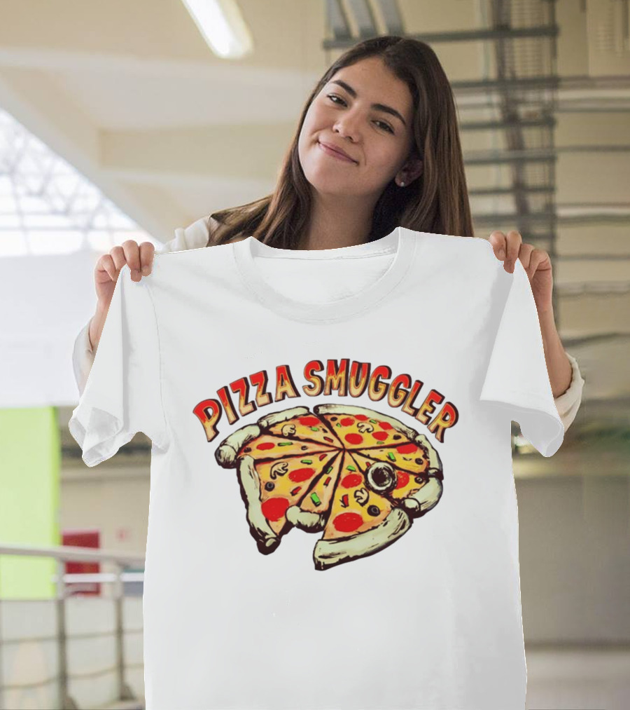 Pizza Smuggler Slices Comic T-Shirt