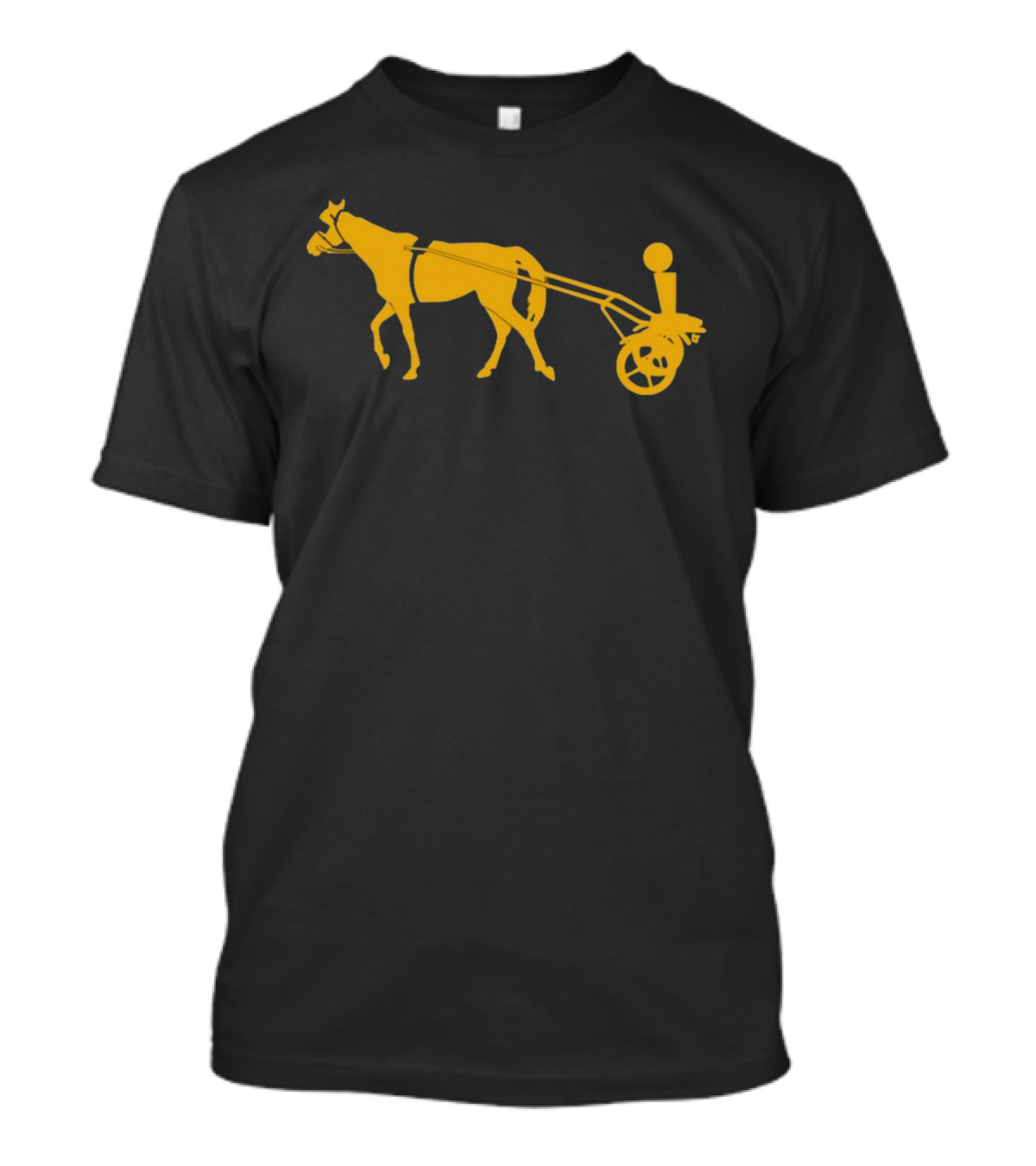 Joker Horse Cart Iconic Symbolic T-Shirt