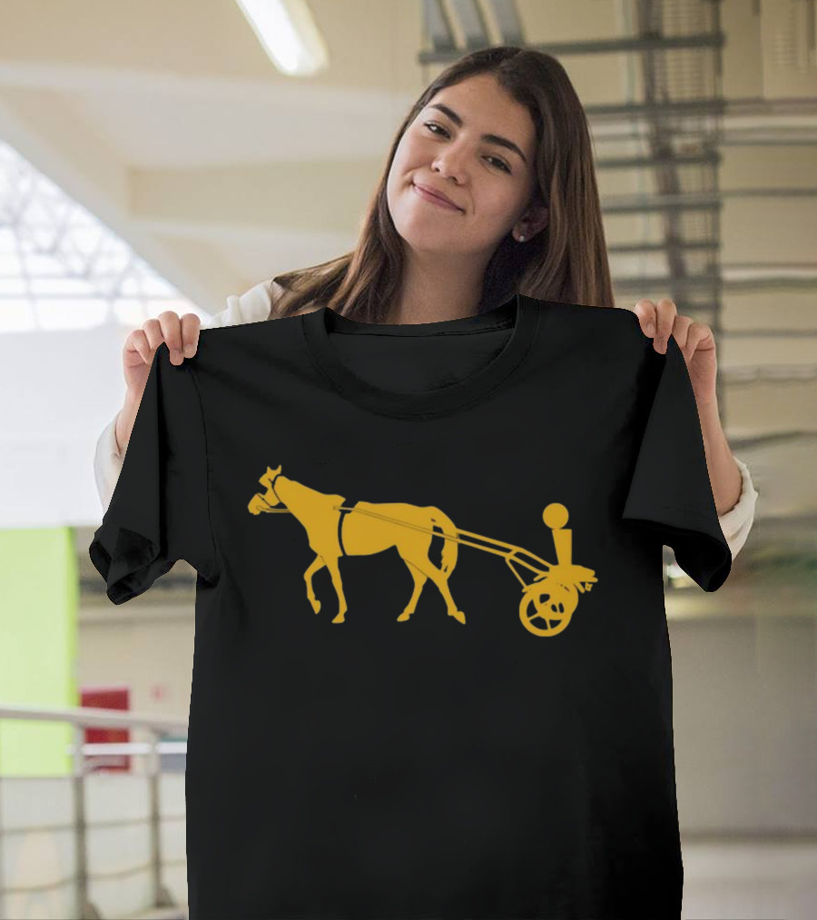 Joker Horse Cart Iconic Symbolic T-Shirt