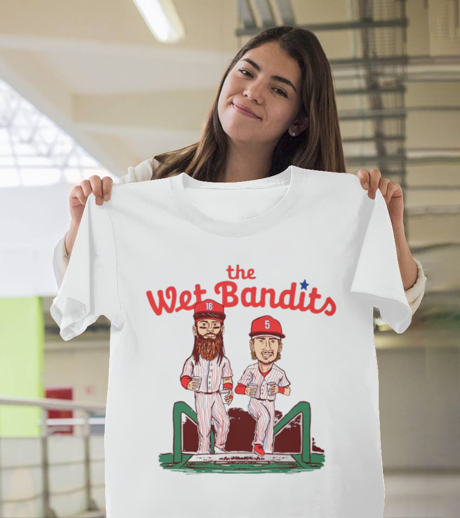 The Wet Bandits Baseball Players 16 And 5 Duo T-Shirt