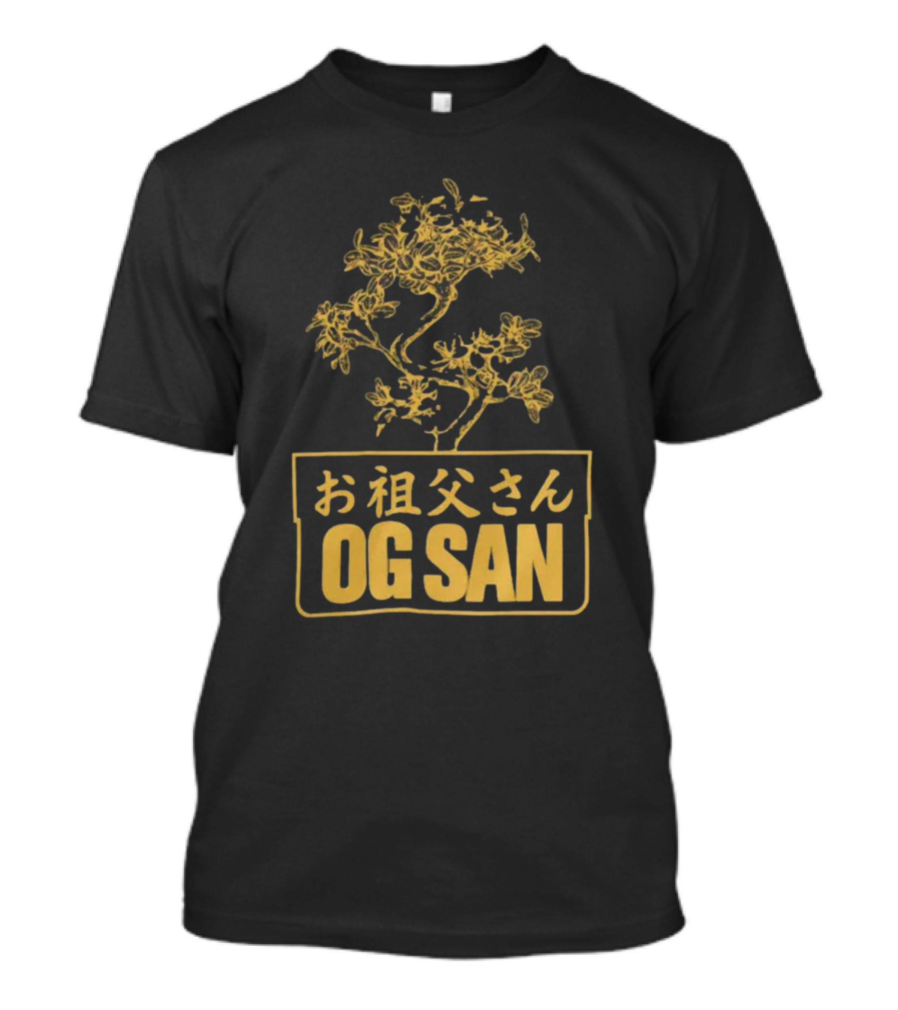 OG San Japanese Text Floral Design Deen Burbigo Merch T-Shirt