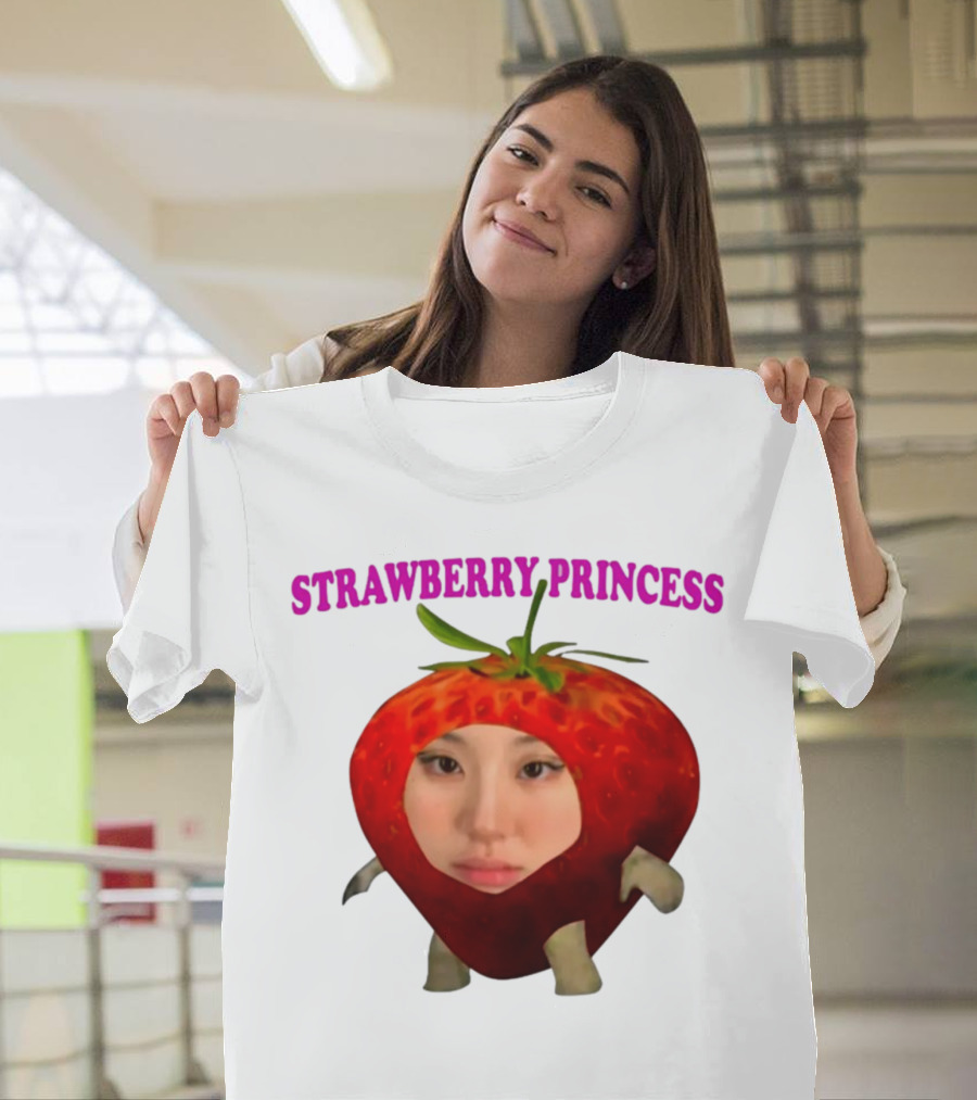 Chaeyoung Strawberry Princess in a Strawberry Costume T-Shirt