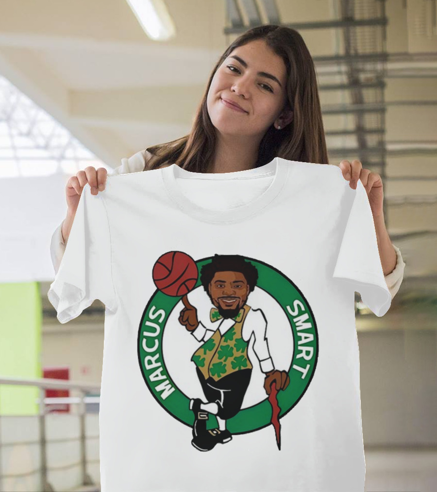 Marcus Smart Celtics Basketball Character T-Shirt