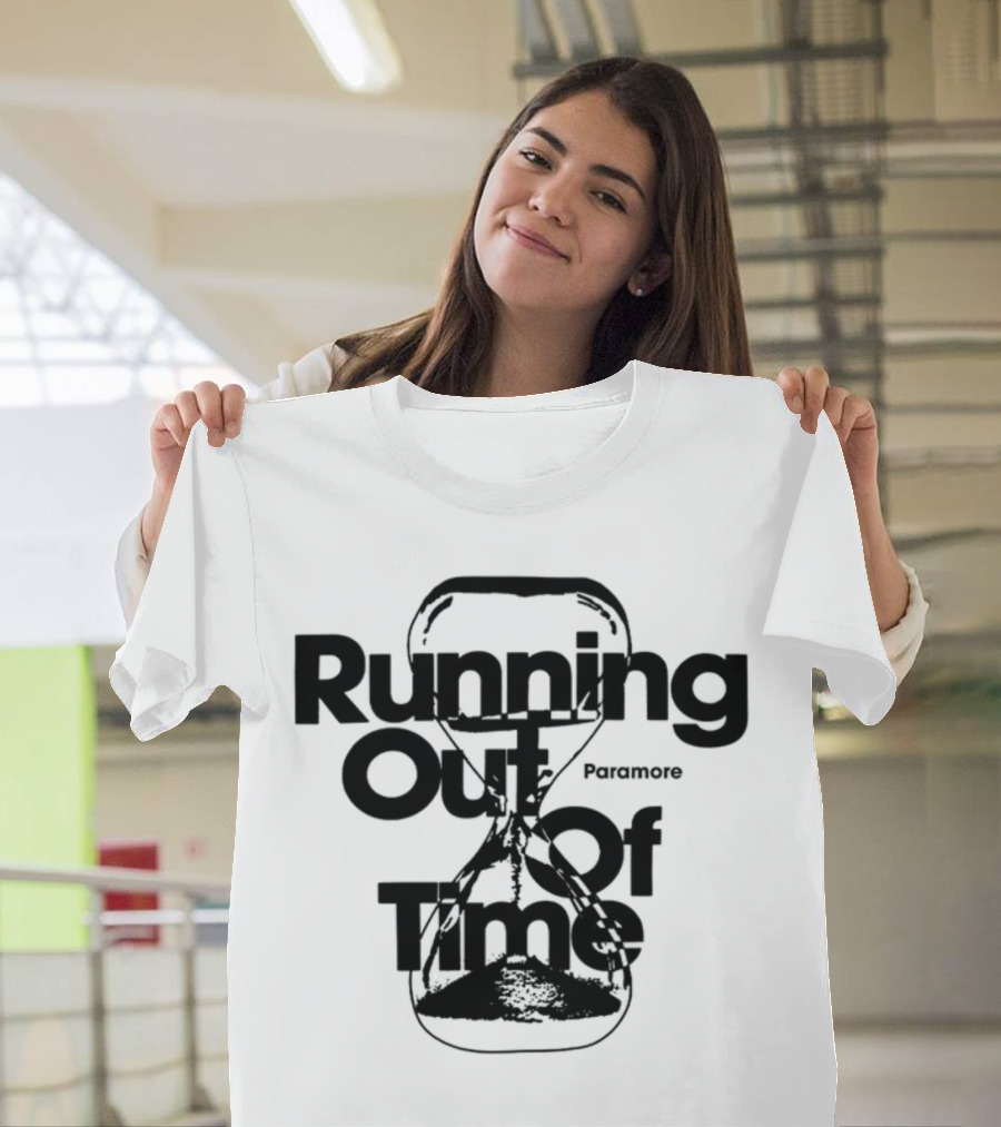 Paramore Running Out Of Time Hourglass T-Shirt