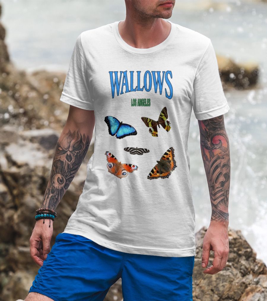 Wallows Los Angeles Butterflies T-Shirt