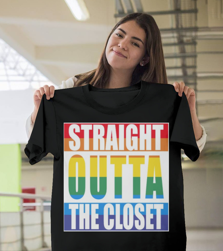 Noah Schnapp Straight Outta The Closet Rainbow T-Shirt