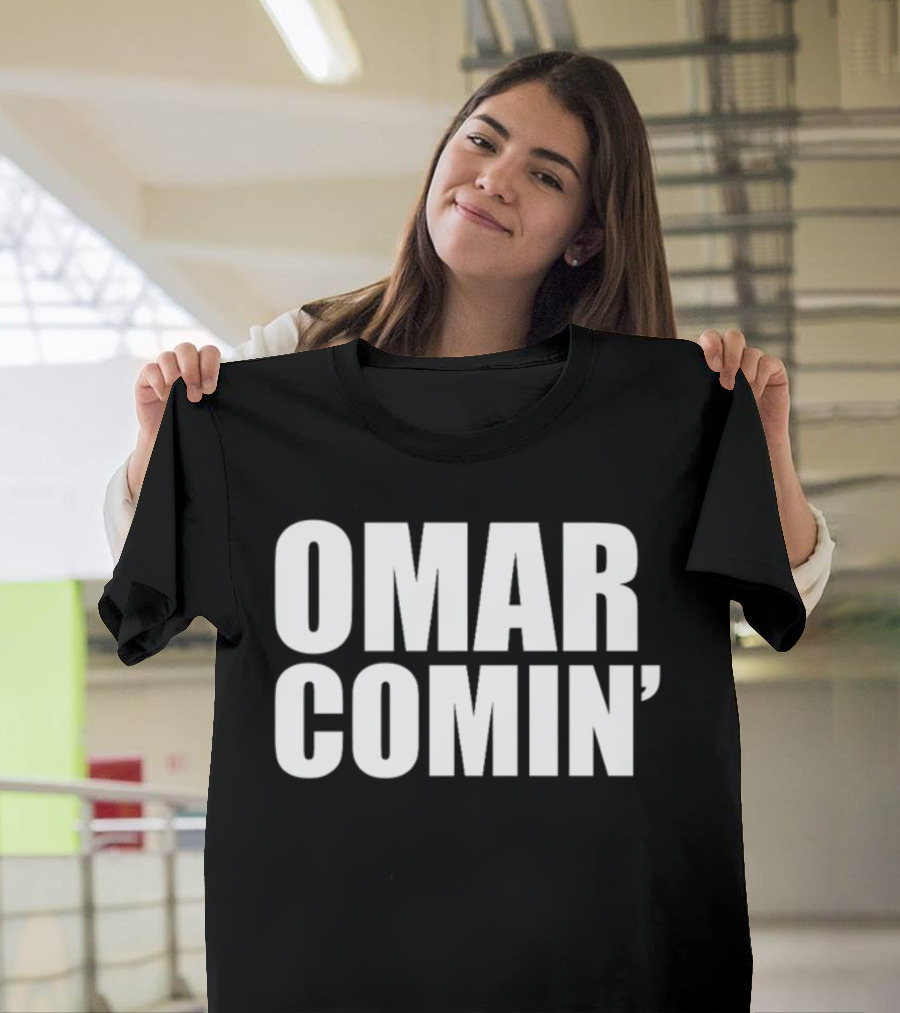 The Cure Wearing Omar Comin' Text T-Shirt