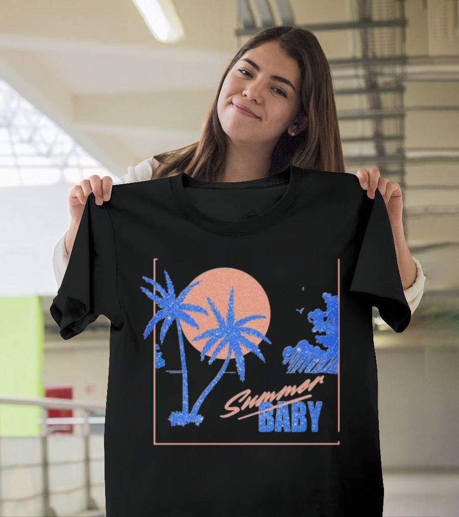 Summer Baby Tropical Sunset Vibes T-Shirt