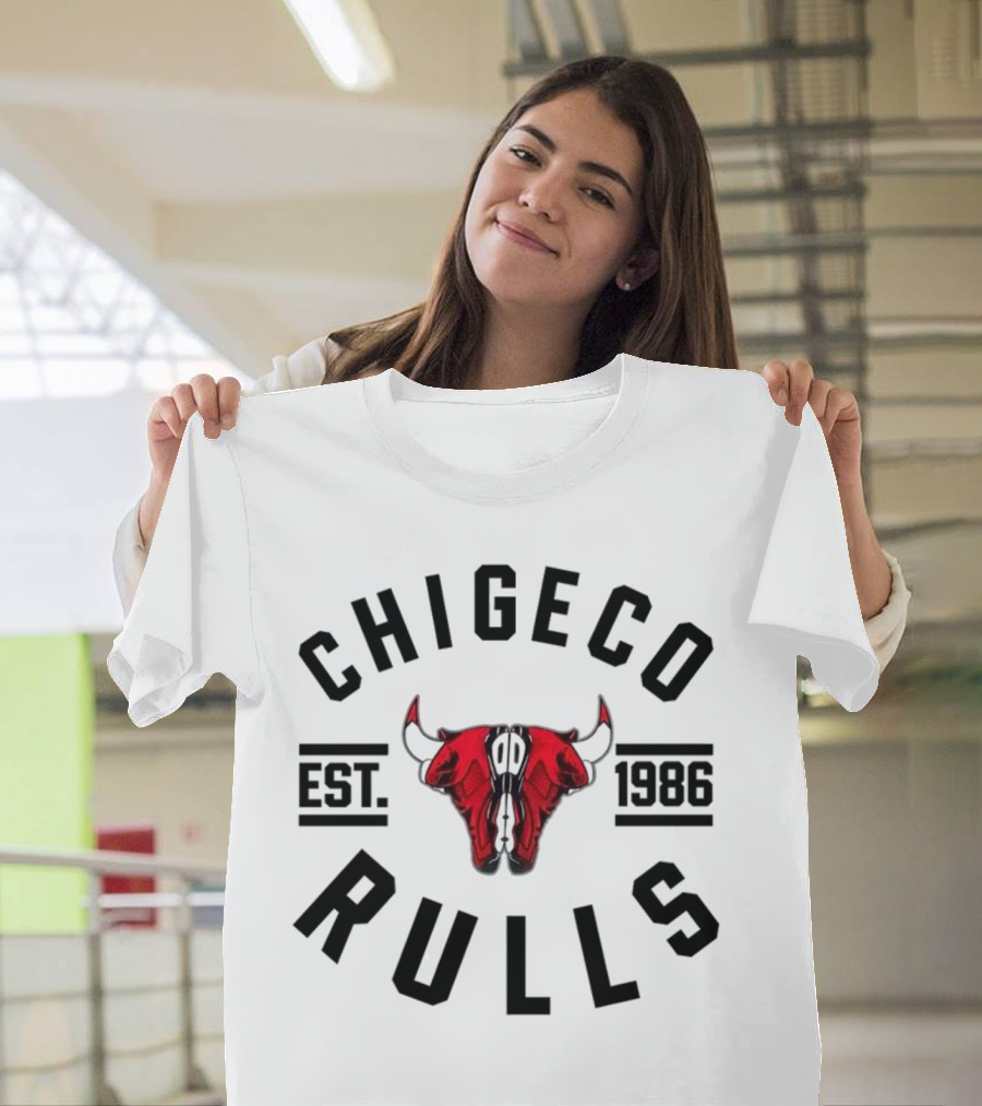 Chigeco Rulls Est 1986 Bull T-Shirt