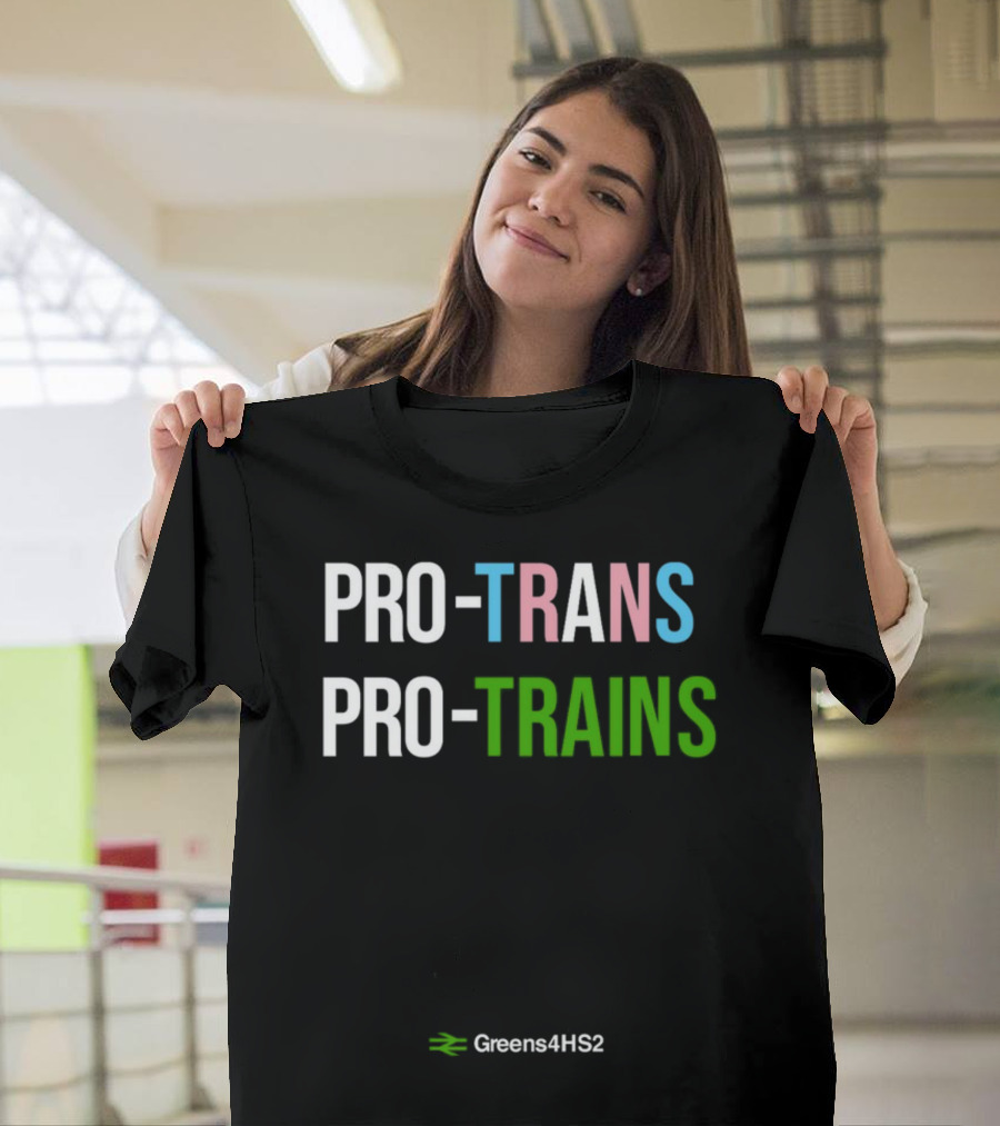 Gareth Dennis Pro Trans Pro Trains Greens4HS2 T-Shirt