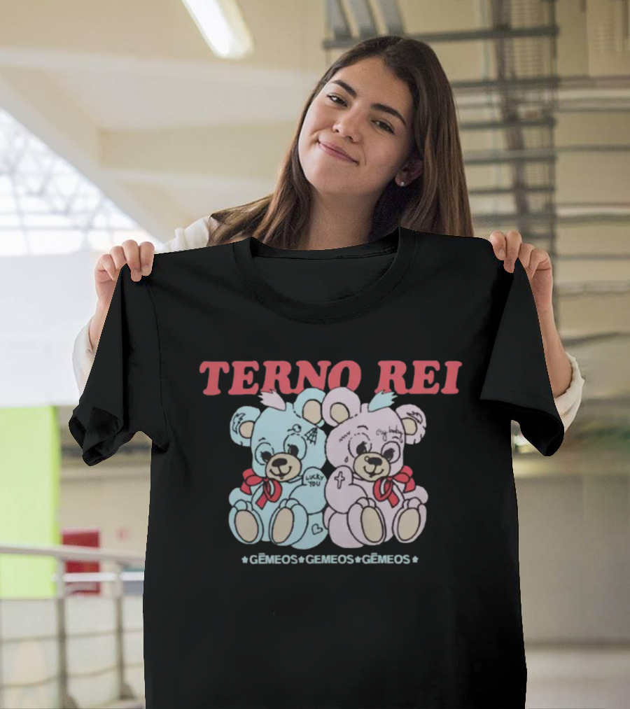 Terno Rei Ursinhos Gêmeos Gêmeos Gêmeos T-Shirt