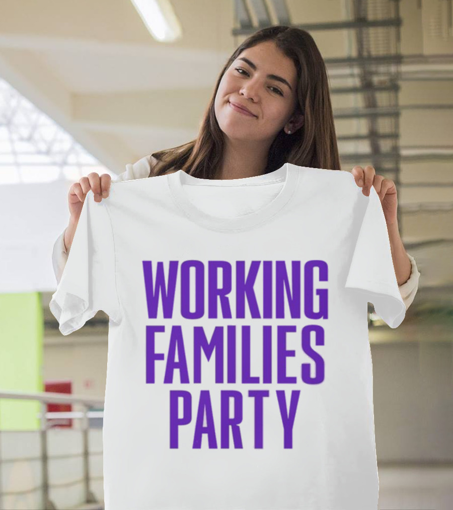 Working Families Party Bold Purple T-Shirt