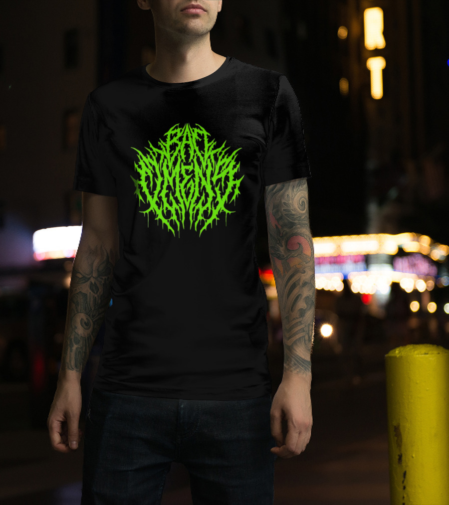 Bad Omens Green Dripping Metal T-Shirt