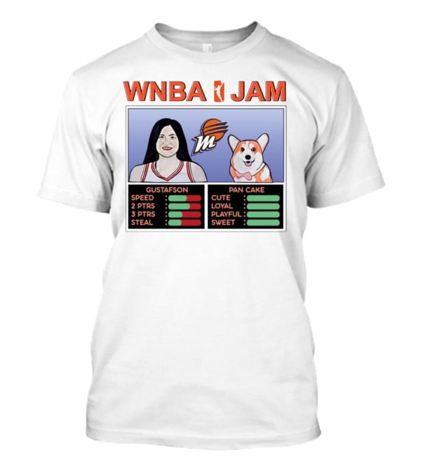 WNBA Jam Megan Gustafson Pan Cake Cute Loyal Playful Sweet T-Shirt