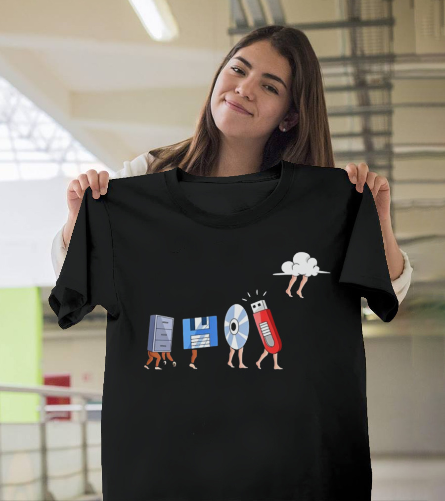 Computer Engineering Evolution Funny Geek Engineer Software T-Shirt