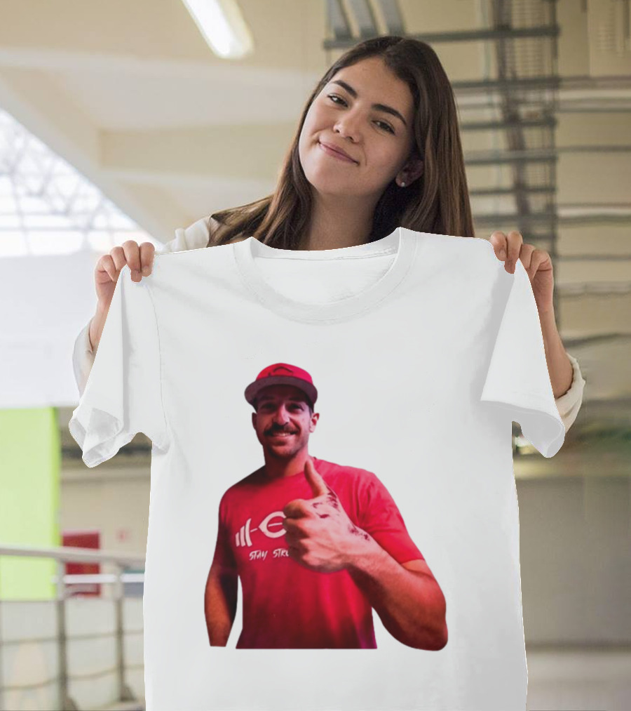 Stay Steer Thumbs Up Cincinnati Red Cap T-Shirt