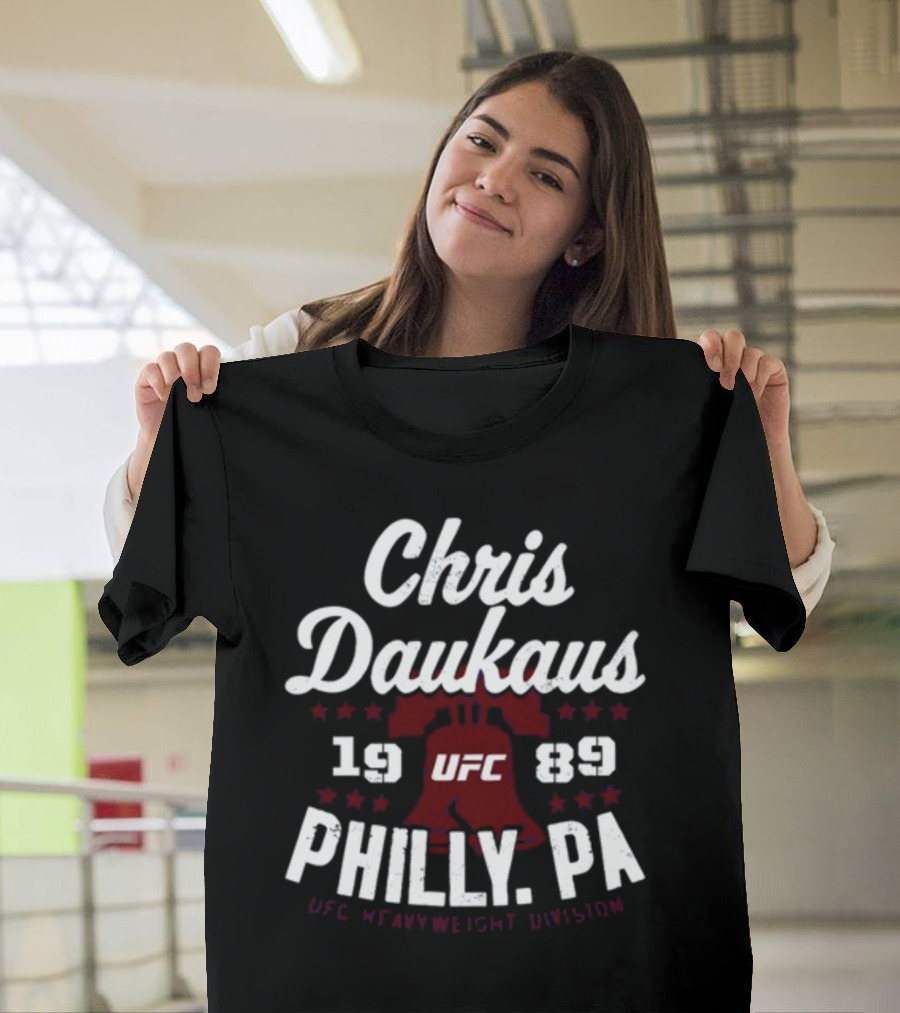 Chris Daukaus UFC 1989 Philly PA Heavyweight Division T-Shirt