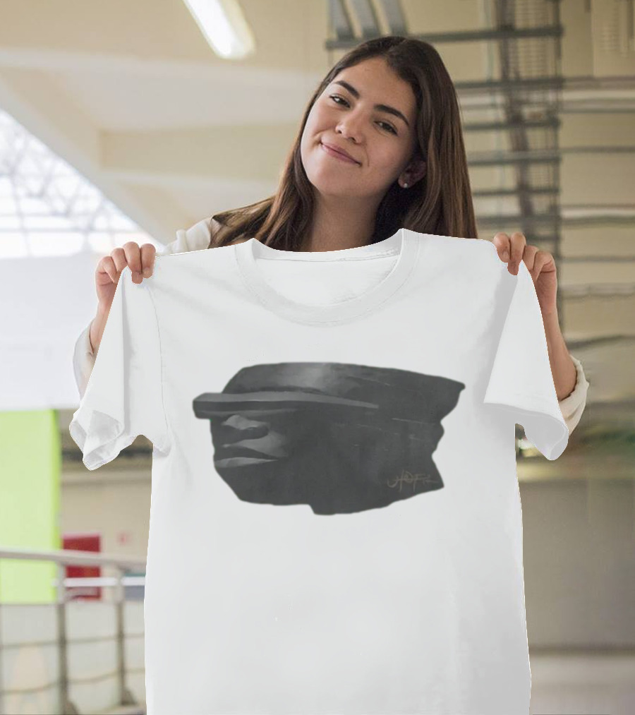 Topia Pack C2 Abstract Stone Face By UDOPIA T-Shirt