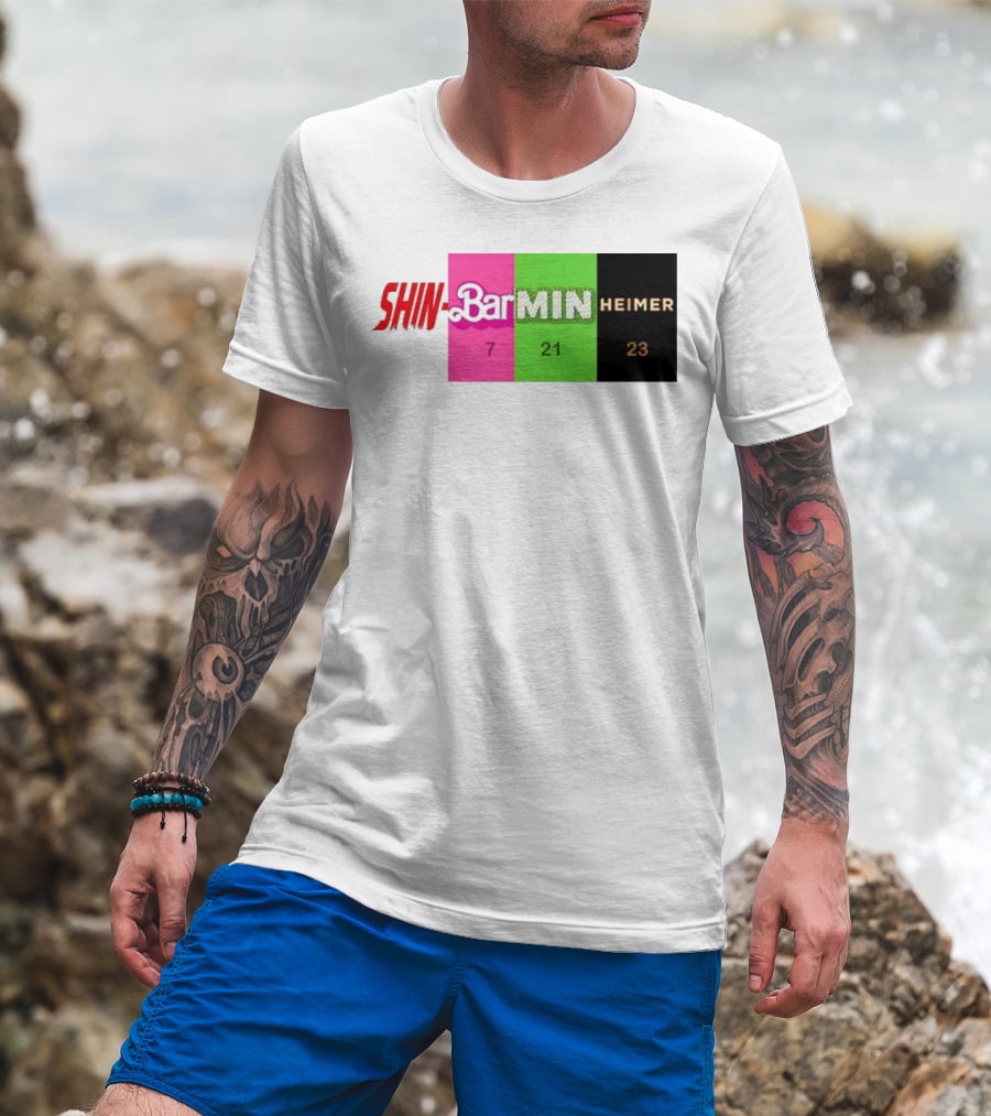 SHIN BARBIE MINIONS OPPENHEIMER 7 21 23 T-Shirt