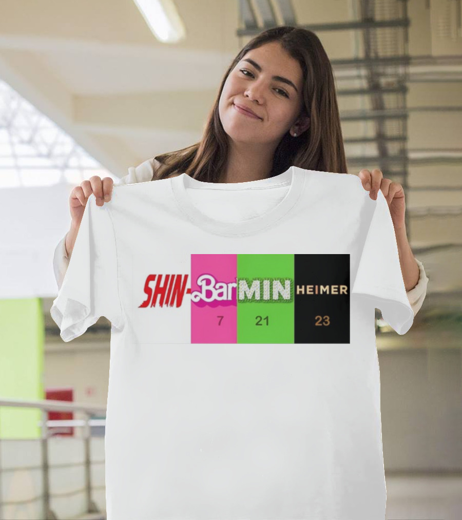 SHIN BARBIE MINIONS OPPENHEIMER 7 21 23 T-Shirt