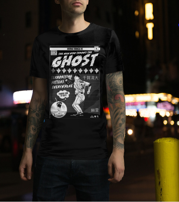 Kodai Senga Is The Man Who Throws The Ghost Terrorizing Hitters Everywhere Where Did It Go T-Shirt