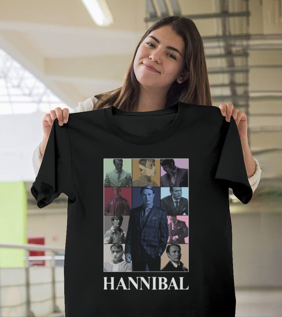 Hannibal Multifaceted Character Collage T-Shirt