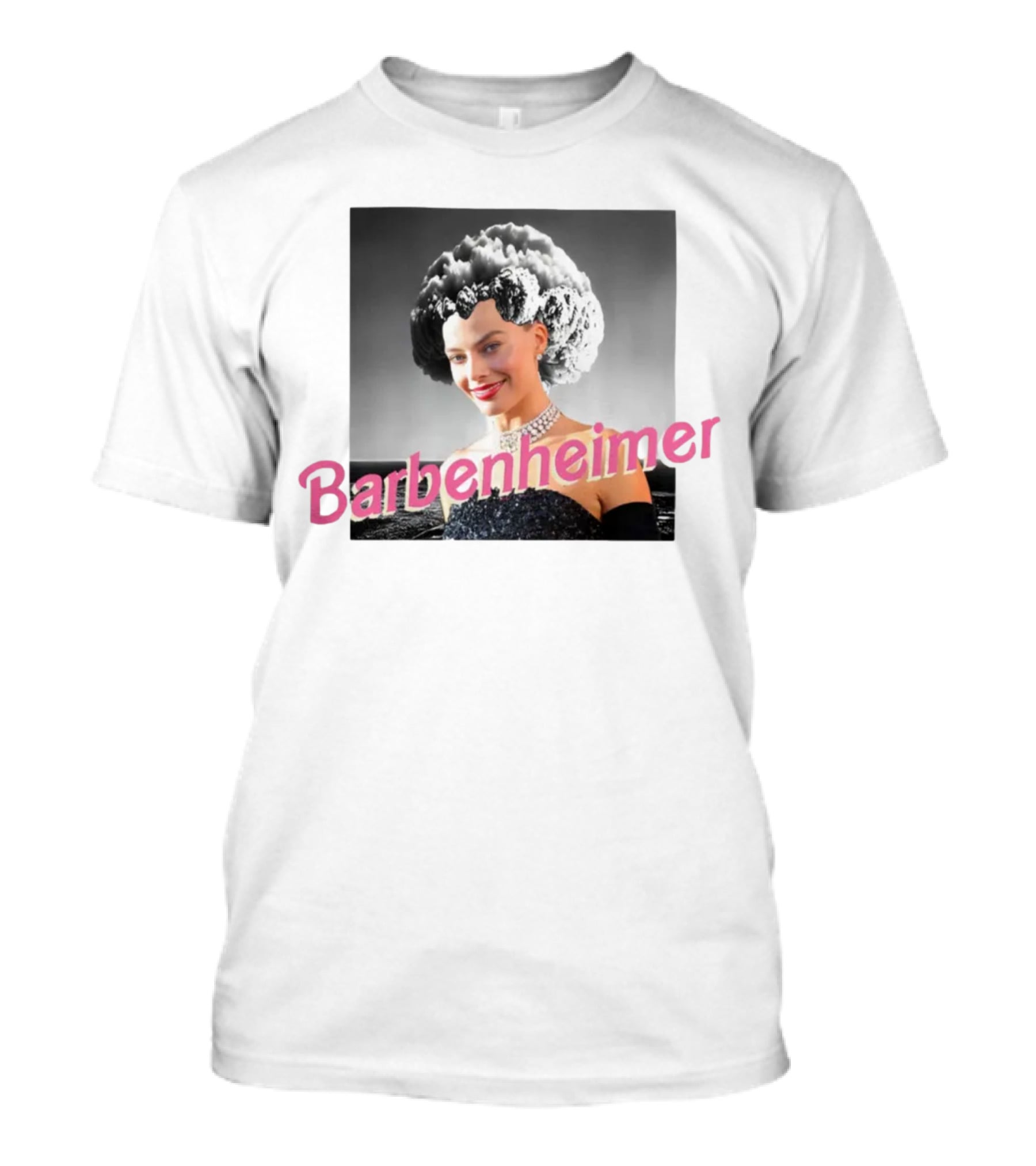 Barbenheimer Mushroom Cloud Hair Classic Glamour T-Shirt