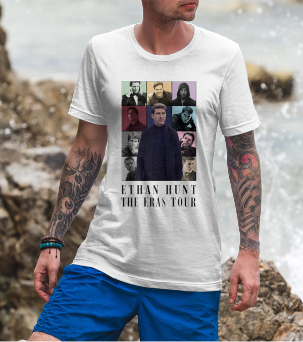 Ethan Hunt The Eras Tour Montage T-Shirt