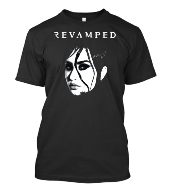 Demi Lovato Revamped Black And White Portrait T-Shirt